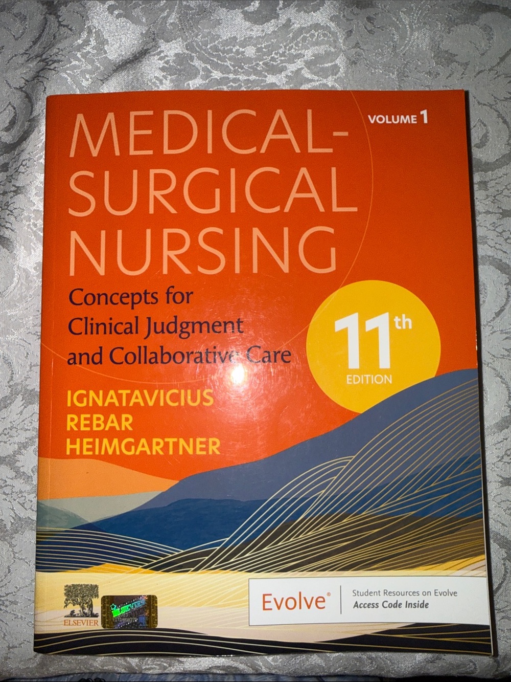 Elsevier Medical-Surgical Nursing Textbook - Orange (11th Edition)